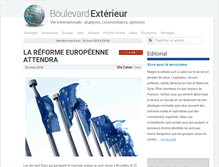 Tablet Screenshot of boulevard-exterieur.com
